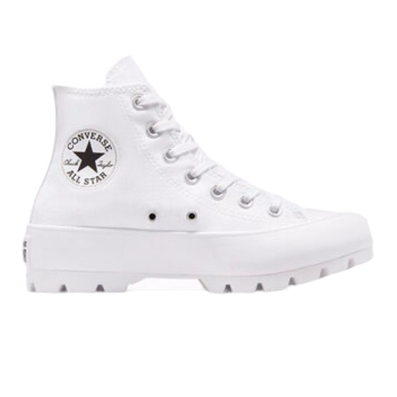 Converse Chuck Taylor All Star Lugged Sole High Top Sneaker White Size 9.5 - Picture 1 of 11